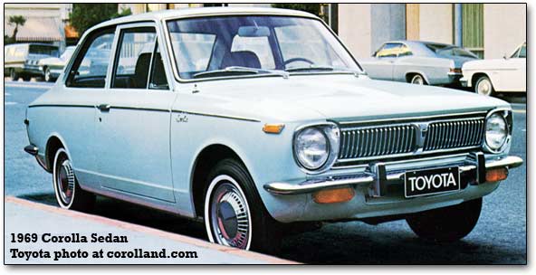 The small engine was sturdy with five main bearings 1969 corolla Fielder