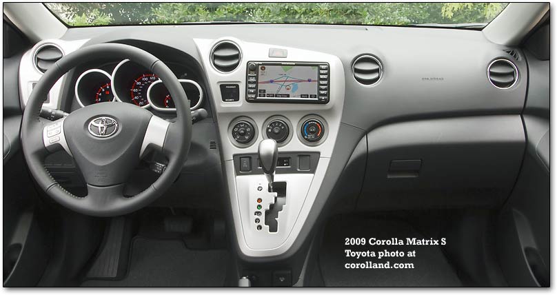 2009 matrix gauges and interior