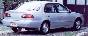 Back of 1999 Toyota Corolla