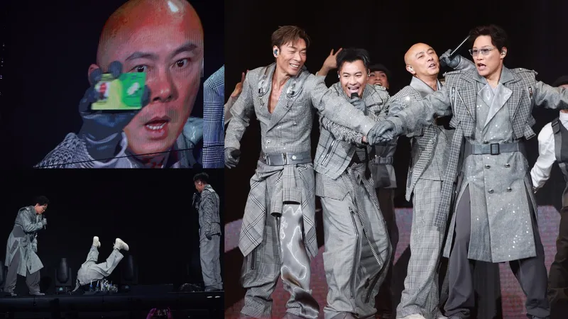 張衛健 BIG FOUR演唱會再踏紅館，4子互窒互笑